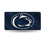 Rico NCAA Penn State Nittany Lions Laser Cut License Plate, Navy by