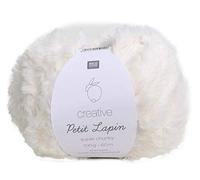 Rico Petit Lapin (01), bianco, lana effetto pelliccia, lana