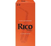 Rico Saxophone Reeds - Ance per sassofono contralto - Alto Sax Reeds 2 forza, 25-Pack