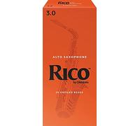 D'Addario Woodwinds - Rico Alto Sax Reeds - Ance Per Sassofono Contralto - Ance Per Sassofono Contralto Realizzate Per Principianti, Studenti, Educatori - Strength 3.0-25-Pack