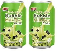 RICO - Tè Matcha con bolle di latte, 1 x 350 ml (Confezione da 2)