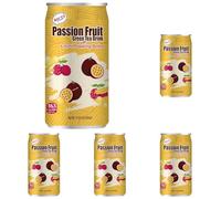 RICO - Tè verde con frutti della passione e boba - 1 X 340 ML (Confezione da 5)