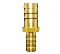 RICODA 4 6 8 10 12 14 16 19 25mm Portagomma Dritto Riduttore Riduttore Adattatore Trasferimento Tubo in Ottone, 25mm A 19mm Barb