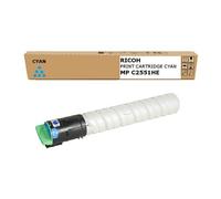 Originale Ricoh Aficio MP C 2551 Toner (TYPE MPC 2551 HE / 842064) ciano, 9,500 pagine, 0.87 cent per pagina