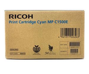 RICOH 888550 MP C1500E CARTUCCIA GEL ORIGINALE CIANO MP-C1500/MP-C1500SP [A BOX]