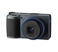 Ricoh GR IIIx Urban Edition, cassa grigio metallizzato con anello blu navy, fotocamera digitale compatta con sensore CMOS APS-C da 24 MP, obiettivo 40 mmF2.8 GR (equivalente al formato 35 mm)