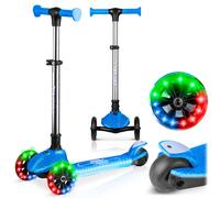 Ricokids Jelly, monopattino 3 ruote glow al buio - blu