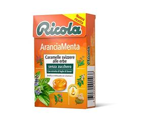 Ricola Astuccio Arancia Menta - Pacco da 1 x 50 g