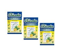 Ricola® | Bonbon Azione Glaciale | Caramelle Erbe Svizzere Benefiche e Rinfrescanti | Caramelle Senza Zucchero Limone Mentolo - 3 Astucci (150 Gr)