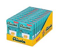 Ricola - Caramelle alle piante svizzere - Profumo succo di cembro - Senza zucchero - 20 confezioni da 50 g