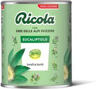 Ricola Caramelle Balsamiche alle Erbe Senza Zucchero GUSTO EUCALIPTOLO | 1 Kg