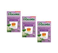 Ricola® | Caramelle Fiori di Sambuco | Caramelle alle Erbe Senza Zucchero - 3 x 50 Gr