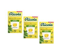 Ricola® | Caramelle Melissa Limoncella | Caramelle alle Erbe Senza Zucchero - 3 x 50 Gr