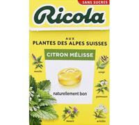Ricola Caramelle svizzere alle piante, limone melissa, senza zuccheri, con dolcificanti - La confezione da 50 g
