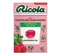 Ricola Dolci lampone melissa senza zucchero - Confezione da 50 g
