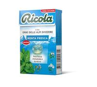 Ricola Menta Fresca Caramelle Senza Zucchero con Erbe delle Alpi Svizzere per Una Freschezza Immediata e Duratura 20 Astucci da 50 grammi Senza Glutine