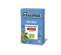 Ricola mentolo scatola senza zucchero 50 gr 20x | Peso totale 1000 gr