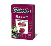 Ricola Ribes Nero Senza Zucchero 50 G 20 Pezzi senza glutine