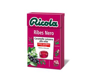 Ricola RICOLA RIBES NERO SENZA ZUCCHERO 50 G