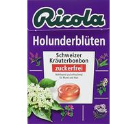Ricola Sambuca-fioritura, senza guscio zucchero, confezione da 20 (20 x 50 G)