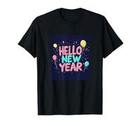 Ricominciare da Capo con Questo Vestito Hello New Year Vibes Maglietta