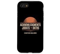 Riconoscimenti Giurati Giuramenti Notaio Opera d'arte retrò Custodia per iPhone SE (2020) / 7/8