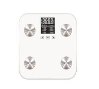Riconoscimento Automatico Wireless Misurazione Della Massa Muscolare Bilancia Digitale Elettronica Del Grasso Corporeo 180 Kg Preciso E Facile Da Leggere(White)