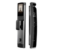 Riconoscimento biometrico Smart Door Lock Controllo remoto Impronta digitale Password IC Card APP Wifi Blocco sblocco(D6s-Gray-6068S)