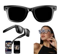 Riconoscimento fotografico, video, chiamate Bluetooth, musica, domande e risposte AI, registrazione, occhiali unisex, sincronizzazione con app per cellulare, con fotocamera HD (A,A)