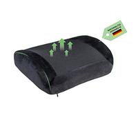 RICOO Cuscino lombare sedia SK-R0110 ufficio Memory foam Cuscini seduta Ortopedico Ergonomico Sostegno della schiena Cervicale Sciatica Nero