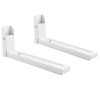 RICOO Mensola microonde parete WM0106 Porta forno elettrico Mobili cucina Scaffale salvaspazio Ripiano muro Organizer elettrodomestici Bianco