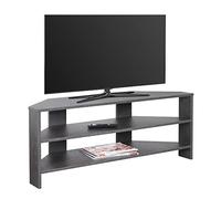 RICOO Mobile TV angolare 110 x 45 x 36 cm WM069-BG Mobiletto porta televisore Grigio cemento
