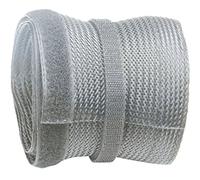 RICOO Organizer cavi Cable Z9085G-5 management Nascondi cavi Raccogli cavi Canalina passacavi Guaina per cavi Lunghezza 5m Colore grigio