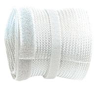 RICOO Organizer cavi Cable Z9085W-5 management Nascondi cavi Raccogli cavi Canalina passacavi Guaina per cavi Lunghezza 5m Colore bianco