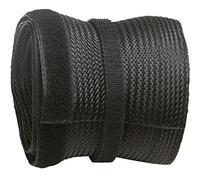 RICOO Organizer cavi Cable Z9135B-2 management Nascondi cavi Raccogli cavi Canalina passacavi Guaina per cavi Lunghezza 2m Colore nero