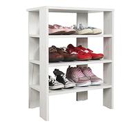 RICOO Scarpiera salvaspazio 70 x 55 x 32 cm WM039-EP Scaffale mobile ingresso Rovere chiaro - Portascarpe