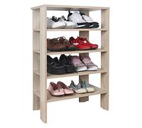 RICOO Scarpiera salvaspazio 88 x 55 x 32 cm WM040-ES Scaffale mobile ingresso Rovere marrone Sonoma Portascarpe