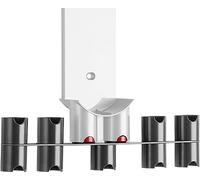 RICOO Supporto Accessori per Dyson V7, V8, V10, V11, V12, V15, SH0602, Plastica ABS con Larghezza Totale di 362mm, Organizzatore per Aspirapolvere, Grigio