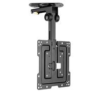 RICOO Supporto TV a Soffitto D0422 - Staffa TV e Monitor da 19-43 Pollici, Pieghevole e Regolabile, Staffe per tv, Braccio tv,max. VESA 200x200
