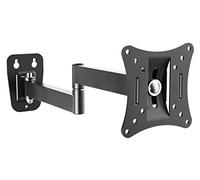 RICOO Supporto monitor muro S2311 Girevole Inclinabile Schermo PC 13-27" (33-69 cm) Staffa monitor universale LED/LCD/Curvo VESA 100 x 100