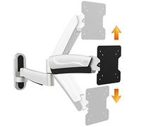RICOO Supporto monitor muro S2711 Girevole Inclinabile Schermo PC 15-33" (38-84 cm) Staffa monitor universale LED/LCD VESA 75 x 75 100 x 100