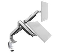 RICOO Supporto monitor scrivania TS9811 Girevole Inclinabile Schermi 15-27" (38-69 cm) Braccio schermo PC Staffa universale VESA 75 x 75 100 x 100