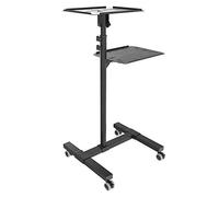RICOO Supporto proiettore pavimento CZ0800 Porta beamer mobile Cavalletto terra Altezza regolabile Rialzo universal Mensola per PC portatile