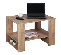 RICOO Tavolino da salotto 72 x 50 x 50 cm WM090-EG Tavolo da caffè Rovere marrone