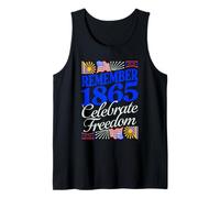 Ricorda 1865 Celebra la libertà Design Patriottico Canotta