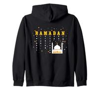Ricorda Allah Ramadan Mubarak Kareem Felpa con Cappuccio