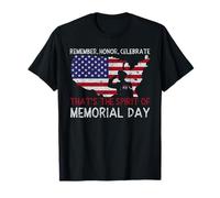 Ricorda che Honor Celebrate That's The Spirit Of Memorial Day Maglietta