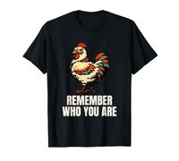 Ricorda Chi Sei Side Eye Meme Pollo Retro Maglietta