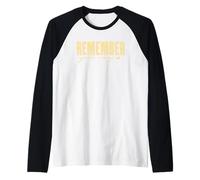 Ricorda il tuo promemoria motivazionale di incoraggiamento Maglia con Maniche Raglan