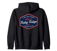 Ricorda Ruby Ridge 1992 - Non Mi conformerò. Felpa con Cappuccio